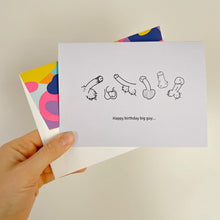 Load image into Gallery viewer, Happy Birthday big guy - birthday card