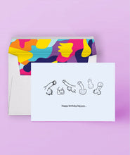 Load image into Gallery viewer, Happy Birthday Big Guy Dick Cards Friends Do This