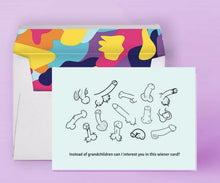 Load image into Gallery viewer, Let Us Write & Send Your Mother's Day Card Tittie Cards Friends Do This Instead of Grandchildren (dick doodles)