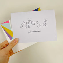 Load image into Gallery viewer, Way to lock that D down! Engagement Card