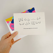 Load image into Gallery viewer, Yay you had a baby - congrats card